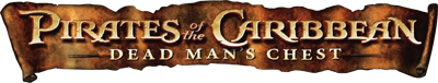 Pirates of the Caribbean Dead Man's Chest title screen for Nintendo DS